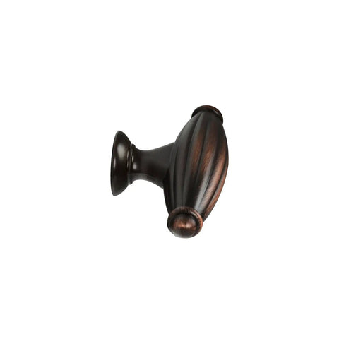 Expression Cabinet Knob Set 65mm Brushed Oil Rubbed Bronze 10 Pack Durable Traditional Hardware For Kitchen Cabinets And Dresser Drawers Elevates Any Style With Dope Classic Look, side angle