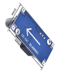 XL6009 Boost Converter 10 Pack High Frequency DC-DC Step Up Regulator Adjustable 3-30V to 5-35V blue module top view
