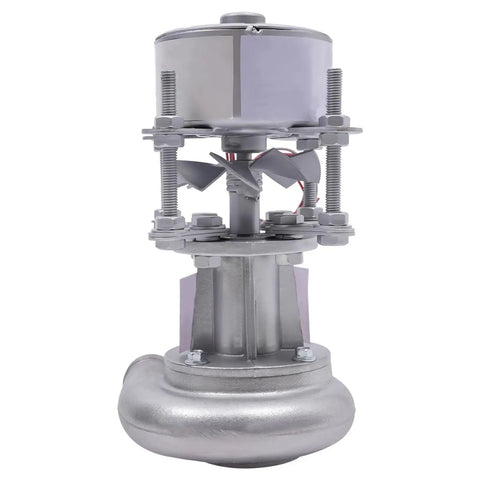 Portable 500W Hydro Turbine Generator For Home Use Off Grid Ready Eco Friendly Micro Hydroelectric Power System With 220V Output And 110V Compatibility For Lighting And Monitoring Rugged Aluminum Housing.