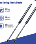 20 Inch 60 Lb Gas Lift Support For Windows Cabinets Truck Caps Travel Trailers Beds Heavy Duty Tool Box Lids And RV Tops Shocks
