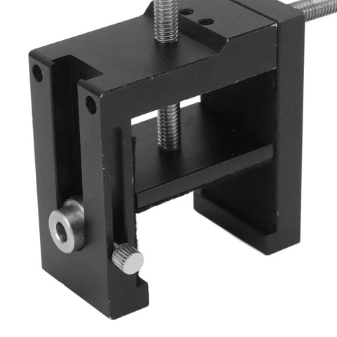 Professional Cabinet Face Frame Clamps Equipped With Exact Drill Guides For Dead Nuts Accurate Fitting and Heavy Duty Rubber Pads close-up view