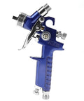 Pro Grade Mini Pneumatic Spray Gun With Swappable 0.8 And 1.0 Mm Tips for Car Repair, showcasing precision control design.