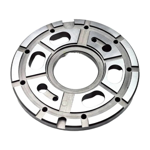 Valve Plate For Piston Pump Spare Parts Replacement 720-2M-11210 Heavy Duty Fit Easy Install One Color Industrial Grade For Water Transfer Hydraulic Systems And Piston Pump Maintenance, steel valve plate