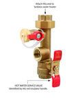 Tankless Water Heater Service Valve Kit For Easy Install And No Fuss Maintenance Durable Valve Set For Quick Access