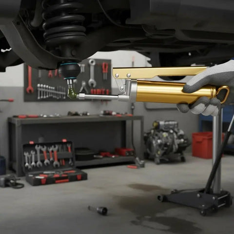 200cc Manual High Pressure Grease Gun With Handle for Industrial Equipment and Auto Repair used on vehicle joint