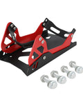 Universal Motorcycle Wheel Chock For Transport, Go To Front Tire Stand, Portable Adjustable with bolts, side view