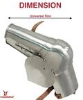 Medieval Battle Ready 15th Century Italian Arm Armor Set with 16 Gauge Steel Straps Genuine Cow Hide Leather Right And Left Arm Guards