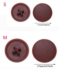 100 Pcs Screw Cap Covers Self Tapping Snap Caps For Flat Phillips Screws Hide Screw Holes And Beautify Car And Home Exterior Decor 17mm Brown