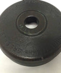 3 Inch Conduit Knockout Die Replacement for Standard Round Punch Kit 2-1/2 To 4 Inch, black metal die, top view