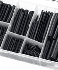 Assorted Slotted Spring Dowel Pins Kit, 450 Piece Set, Durable Spring Steel With Black Oxide Finish in organized case