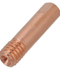 Close-up of red copper tip from 20 Pack MIG Welding Tips For 0.030 To 0.040 Inch Torches 0.8 To 1.0mm 15AK Compatible Consumables