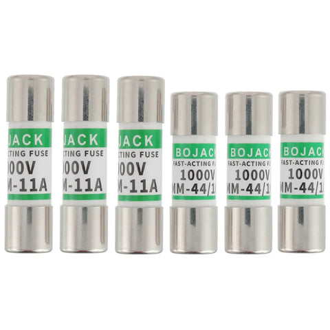 Fast Acting Replacement Fuses For Digital Multimeters 11A 1000V And 440mA 1000V Pack Of 6 Ideal For Fluke And Other DMMs