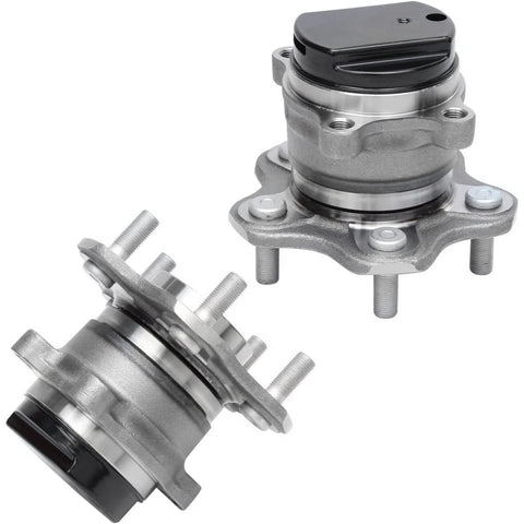FWD 4Pc Front And Rear Wheel Bearing Hubs Assembly Kit For Nissan Rogue 2008-2013 and Nissan Rogue Select 2014-2015 close-up view