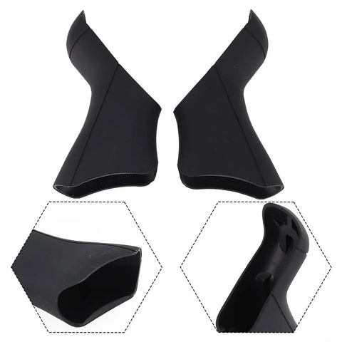 Brake Lever Hood Covers For Shimano Sora Claris ST2400 ST3500 Road Shifters Black 1 Pair Lightweight About 50g Grippy Grip Covers