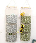 Score Major Closet Wins With This Over Door Hanging Shoe Organizer Bag Crafted From Soft Cotton Linen Featuring Roomy Pockets For Smart Bedroom Bathroom And Garage Storage Solutions.