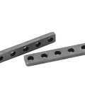 Premium Stainless Steel Screw Fixing Plate With Five Hole Threaded Base Pack Of Two Heavy duty mounting brackets for robotics.