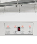 Control panel of Portable Countertop Mini Dishwasher With 360 Degree Rotating Spray Heads And 1.59 Gallon Tank.