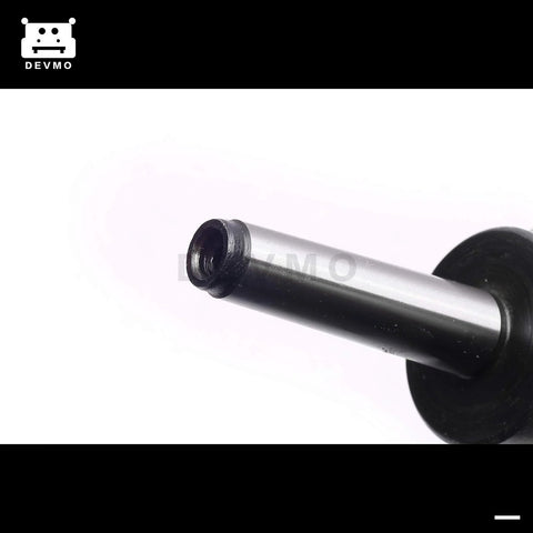 DEVMO MT2 live center spindle end, steel; close-up view.
