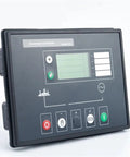 5210 Generator Set Controller With LCD Display For Automatic Start Genset ATS Control Panel And Terminal Panel For Alternator Plug And Play Industrial Grade Easy Install 1 Piece, front view