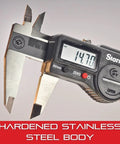 Electronic Caliper With SLC And Depth Rod, Auto Off, 0-6 Inch Range, 0.0005 Inch Resolution, Hardened Stainless Steel Body, Large LCD Digital Readout