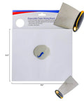 Pro Grade Multi Layered Disposable Paper Body Filler Mixing Board With 100 Sheets, Clean Resin Resistant Surface shown with putty knife