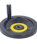 Smooth Precision Handwheel With Corrugated Grip For Lathe And Milling Machines 200mm Round Revolving Handle Delivers Precise Control