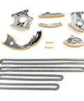 Top Notch 11 Piece Timing Chain Kit For A6 S5 Q5 Q7 A8 And Touareg 3.0T Cre, metal chains and guides