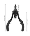 Heavy Duty Dual Handle Rivet Gun Kit With Comfort Grip Handles For M3 To M10 Thread Sizes And Easy Installation Tool Set For Pros And DIYers, 250mm