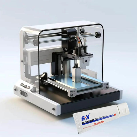 3D Printer Grease 1oz High Temperature Lubricant For Linear Rods Bearings Z Axis And Lead Screws Non Corrosive Long Lasting Maintenance tube beside FDM printer