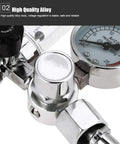 Heavy Duty Welding Pressure Regulator For Argon Gas Keeps Output Steady From 0 To 25 MPa Ideal For MIG And TIG Welds