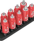 VDE 3/8 Inch Drive 10 Piece Zyklop Belt Socket Set With Holding Function Torx And Hex Sockets on black belt case