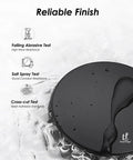 Matte Black ABS Pop Up Sink Drain With Overflow For Bathroom Vessel Sink Lavatory Vanity Easy Install No Leak Drama Durable Construction And Leak Proofing showing water resistance tests