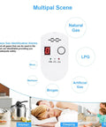 Easy Install Multi Gas Detector For Home With Propane And Natural Gas Leak Alarm High Sensitivity Sensor Detects Methane LPG And More in kitchen