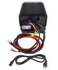 Jobsite Ready Hb600 24V 25A Scissor Lift Battery Charger Replacement For Genie Skyjack Jlg Lifts, rear view with cables.