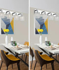 Chrome Crystal Vanity Light For Bathroom Four Light Farmhouse Style Sconces Over Mirror Modern Indoor Wall Fixtures