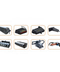 Various attachments for Compact Mini Track Skid Steer Loader Workhorse For Construction, Landscaping And Material Handling Tasks