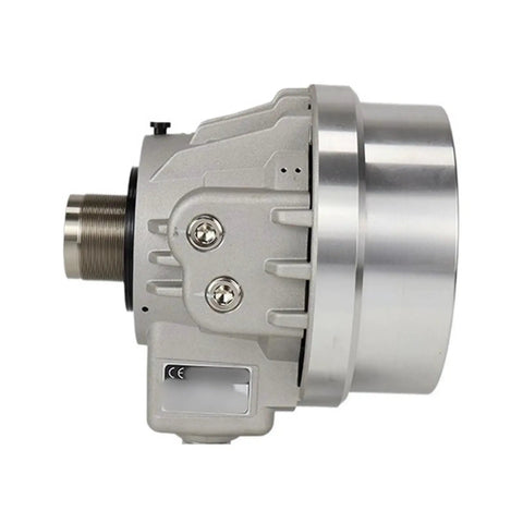 High Speed Hollow Rotary Hydraulic Cylinder For CNC Machines, Durable, Easy To Install, Space Saving, Built To Last, Side View