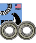 2 Pack 6202 ZZ Sealed Ball Bearings Lubricated Chrome Steel 15x35x11mm With Metal Shield For High RPM And Smooth Spin Built To Last