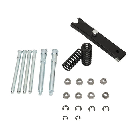 Door Hinge Pin Bushing Repair Kit For Chevy C1500 C2500 C3500 K1500 K3500 Direct Replacement With Roller Pin Spring Tool For Smooth Door Operation And Reduced Sag, metal pins, bushings, and spring tool