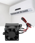 Top Shelf 220 Volt 300 Watt Electric Ceramic Ptc Air Heater With Built In Fan And Smart Thermostatic Control showing fan and wiring.