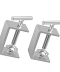Heavy Duty Hella Tough 2 Pack Small 40mm C Clamp 304 Stainless Steel Screw Vise With Quick Action Jaw for secure gripping