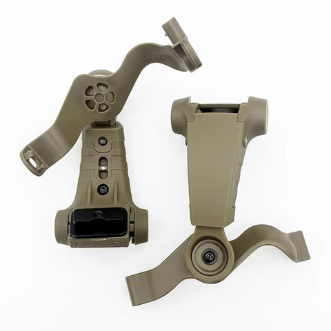 M16A M-LOK Adapters For M32 Plus Tactical Headsets Helmet Mount Kit Rail Adapter Set Green For Military Law Enforcement Hunting Airsoft Range Training Easy Install