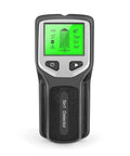 Hella Accurate Digital Wall Scanner And Stud Finder With Live Voltage Wire Detection Plus In Wall Pipe Tracer Total No Sweat Operation Great For Garage Builds And Home Fixups Silver, compact design with LCD display.