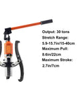 Heavy Duty Thirty Ton Hydraulic Pump Bearing Puller Tool Kit For Pro Mechanics Doing Sick Gear And Pulley Removal Work Using Reinforced Steel Claws And Strong Seals To Stop Leaks Ensure Smooth Moves When Doing Repair Work In The Shop Today, 30 ton puller with steel claws