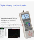 Top-Notch Force Gauge DS2 500N To 1000N Push And Pull Strength Tester For Quality Control And Material Testing Peak Hold 0.2 Percent FS Accuracy 0.001N Resolution Small Sensor Dynamometer For Fast Accurate Readouts, digital push-pull meter with USB output