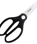 Hella Sharp 8.27 Inch Zirconia Ceramic Kitchen Scissors With Insulated Rustproof Blades And Non Magnetic Handle.