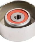 Premium Car Drive Belt Idler Pulley For Toyota Rebuild Kit featuring a smooth metal casing and durable sealed bearing, ensures smooth engine operation.