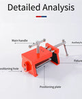 Heavy Duty Hole Punching Fixture Clamping Jig For Cabinet Assembly And Custom Furniture showing detailed components and features.