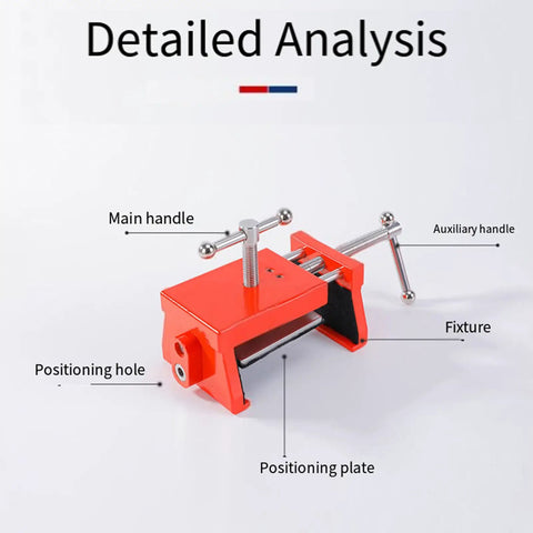 Heavy Duty Hole Punching Fixture Clamping Jig For Cabinet Assembly And Custom Furniture showing detailed components and features.