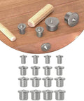 Pro Grade Heavy Duty Dowel Center Pin Set Steel Woodworking Markers for Spot On Drill Alignment in Cabinets and Closets DIY